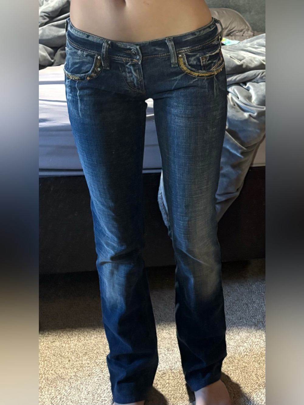 Vintage diesel low rise jeans size 26 L34